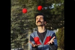 مهدی حسام الذاکرین مدرس کارگاه جاگِلینگ در شهرکرد
