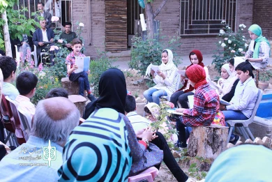 اجرای هنر جویان کودک و نوجوان تئاتر آرام
عکس :جواد هیاریان