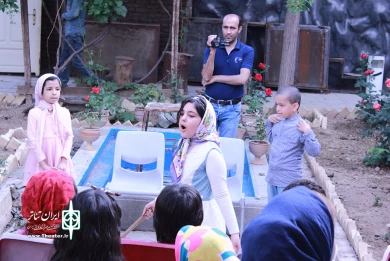 اجرای هنر جویان کودک و نوجوان تئاتر آرام
عکس :جواد هیاریان