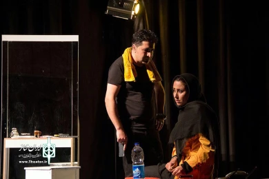 گزارش تصویری از نخستین روز بیست و نهمین جشنواره تئاتر چهارمحال و بختیاری نمایش «من آنجا نیستم»
عکس: آمنه طاهر زاده