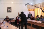 گزارش تصویری از سومین روز بیست نهمین جشنواره تئاتر چهارمحال و بختیاری
نشست تخصصی بازیگری تئاتر
عکس: آمنه طاهر زاده