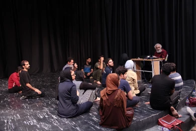کارگاه آموزشی با حضور علیرضا کوشک جلالی در شهرکرد
عکس: آمنه طاهرزاده