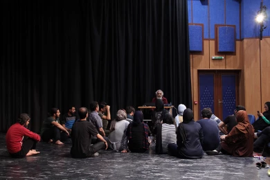 کارگاه آموزشی با حضور علیرضا کوشک جلالی در شهرکرد
عکس: آمنه طاهرزاده