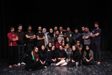 کارگاه آموزشی با حضور علیرضا کوشک جلالی در شهرکرد
عکس: آمنه طاهرزاده