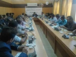 نشست مدیر عامل انجمن هنرهای نمایشی ایران با هنرمندان تئاتر استان چهارمحال و بختیاری 3