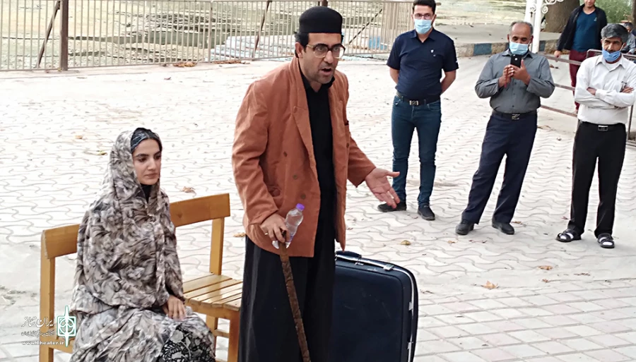 نمایش خیابانی «شاه داماد» در لردگان اجرا شد 3