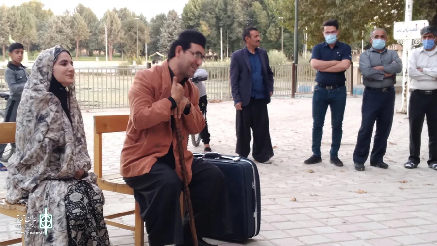 نمایش خیابانی «شاه داماد» در لردگان اجرا شد 5