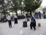 اجرای نمایش خیابانی « وقتی جنگ تموم بشه ، برمیگردیم» در لردگان 2