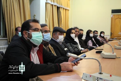 نشست هنرمندان تئاتر استان با دکتر سعید اسدی 
عکس: رضا جوانبخت