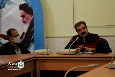 نشست هنرمندان تئاتر استان با دکتر سعید اسدی 
عکس: رضا جوانبخت