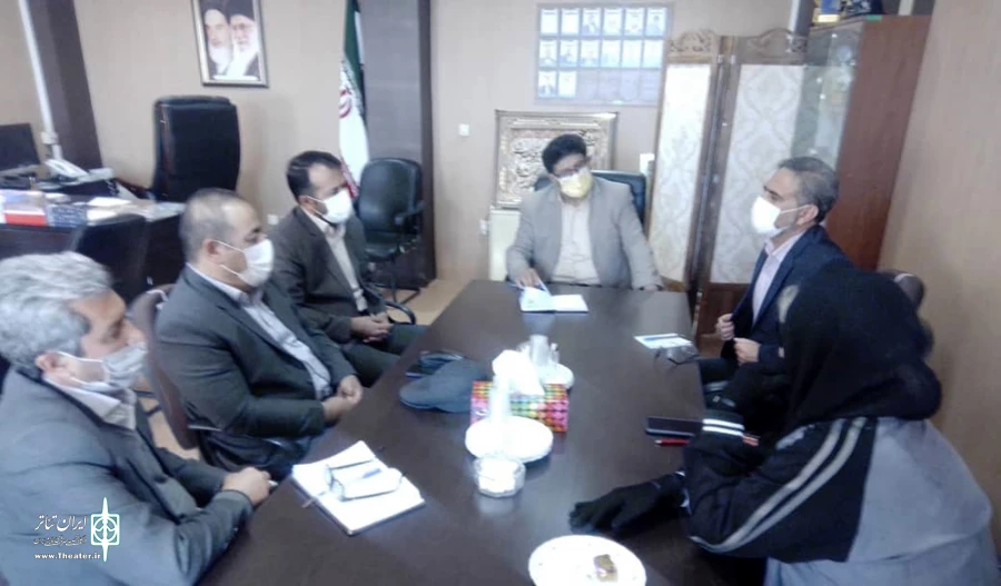 دیدار نوروزی هیات مدیره انجمن هنرهای نمایشی چهارمحال و بختیاری با مدیر کل فرهنگ و ارشاد اسلامی برگزار شد 2