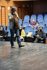 کارگاه تخصصی طراحی صحنه و کارگردانی پیام فروتن
عکس: فاطمه خدابخشی