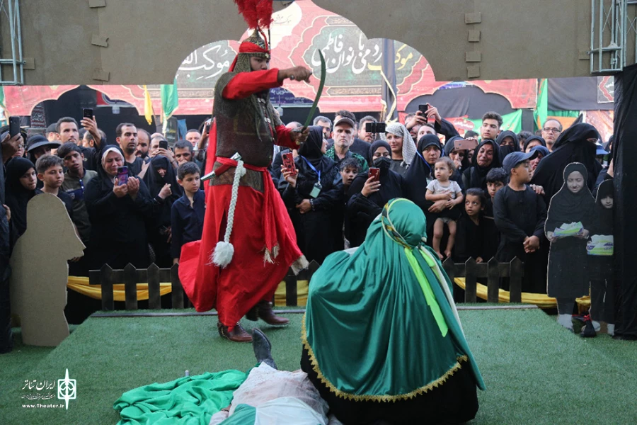نمایش «ردپای خون تا آسمان» در کربلا اجرا شد 5