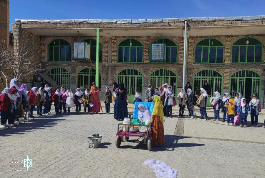 اجرای نمایش میدانی «ضامن» در مدارس شهرستان لردگان  2