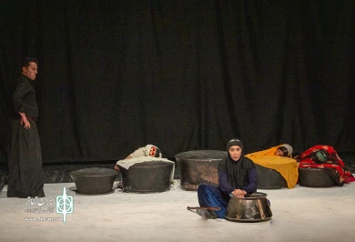 نمایش "پلٌ و پلنگ" 
عکس: آمنه طاهرزاده