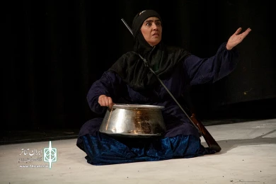 نمایش "پلٌ و پلنگ" 
عکس: آمنه طاهرزاده